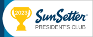 SunSetter President's Club for excellence
